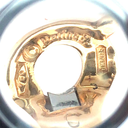 Marina B, 18K Gold Enamel Diamond Ring and Earrings Marina B