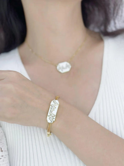 David Webb, Platinum 18K Gold Enamel Diamond Bangle