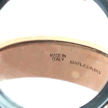 Bvlgari, 18K Gold Ruby Diamond Snake Ring Bvlgari