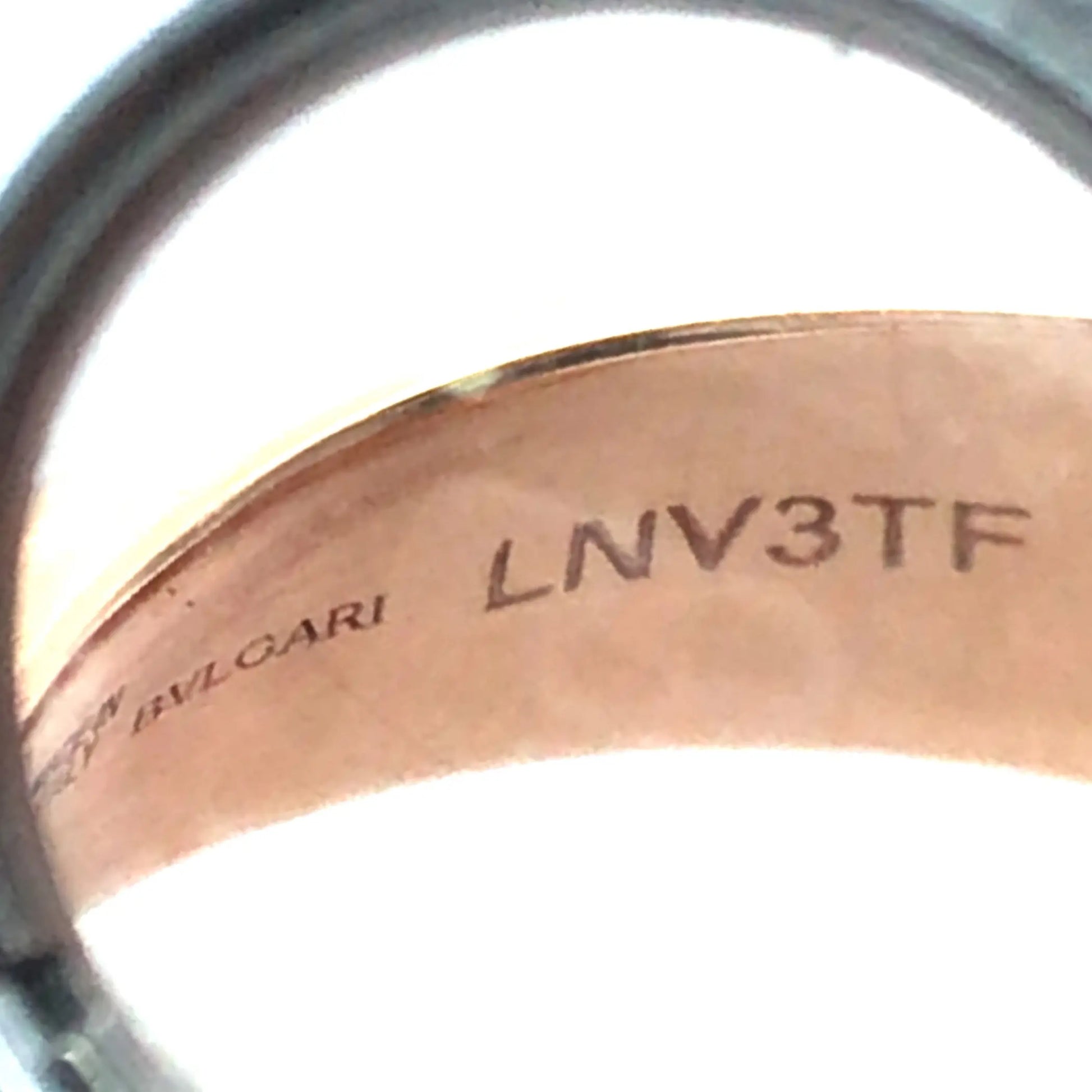 Bvlgari, 18K Gold Ruby Diamond Snake Ring Bvlgari