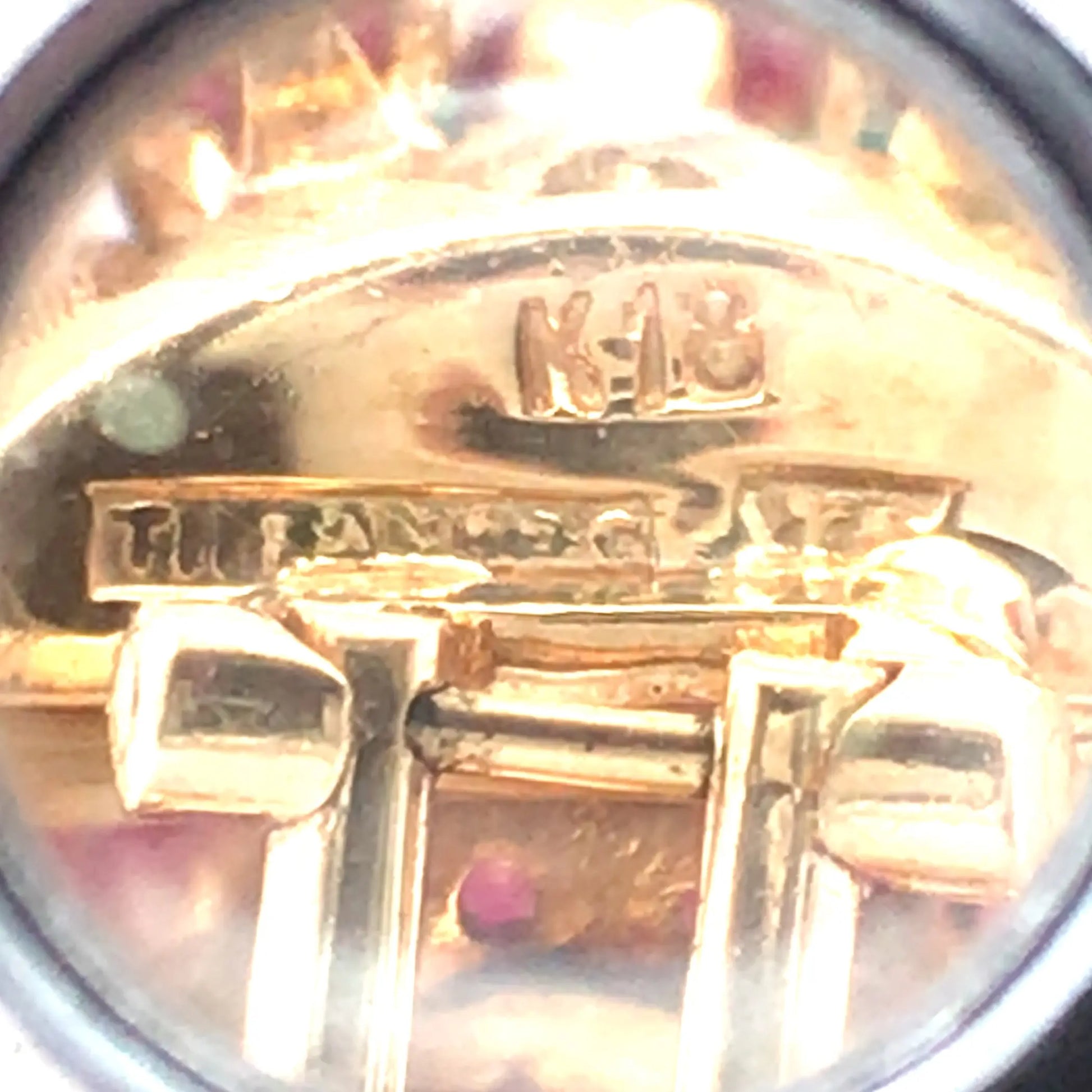 Tiffany, 18K Gold Ruby Earrings Tiffany