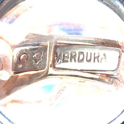Verdura, 18K Gold Sapphire Turquoise Diamond Earrings