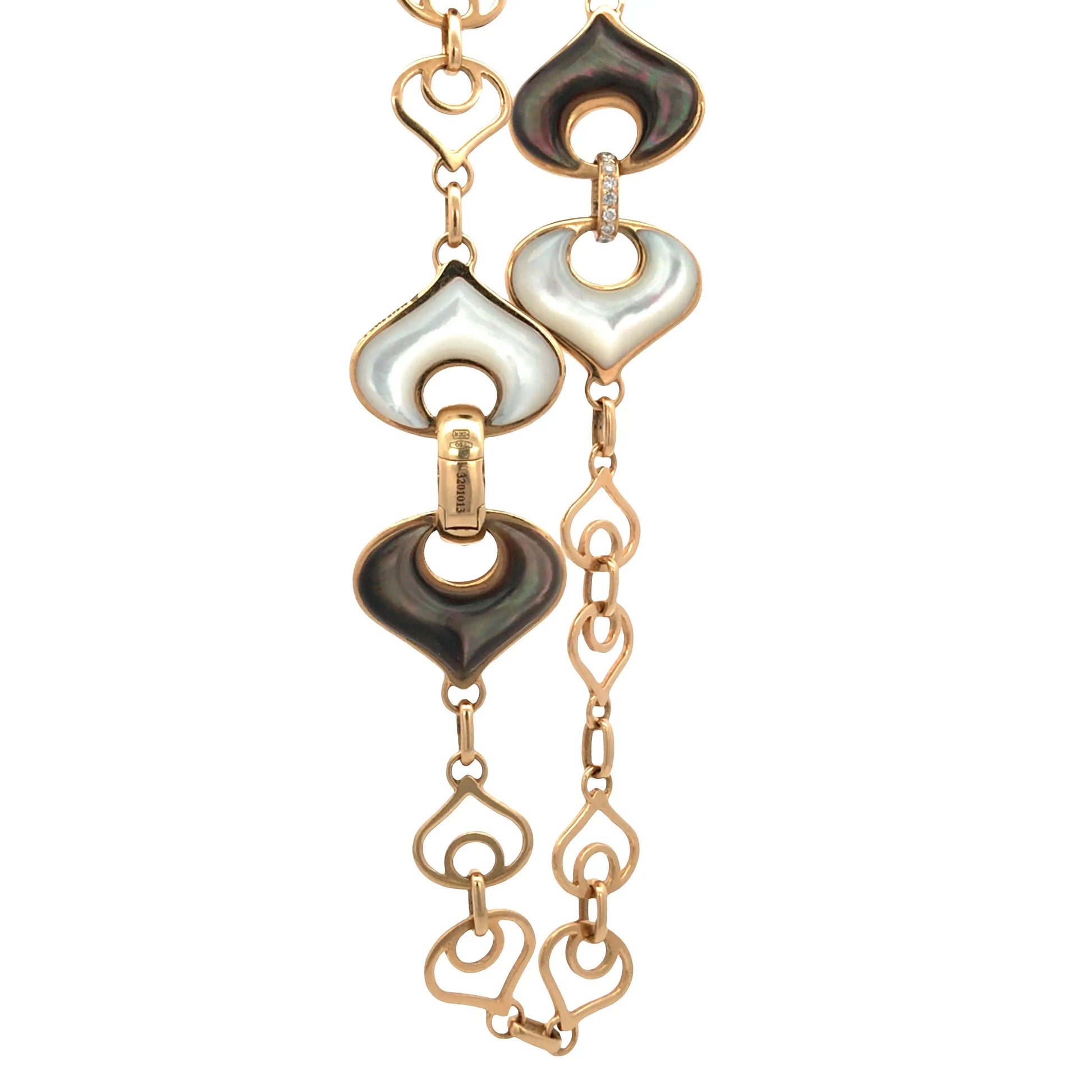 Marina B, 18K Gold Mother-of-Pearl Necklace Marina B