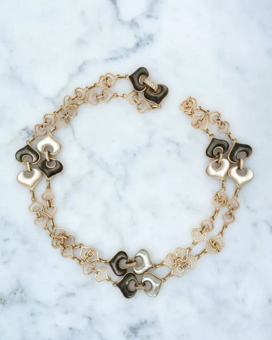 Marina B, 18K Gold Mother-of-Pearl Necklace Marina B