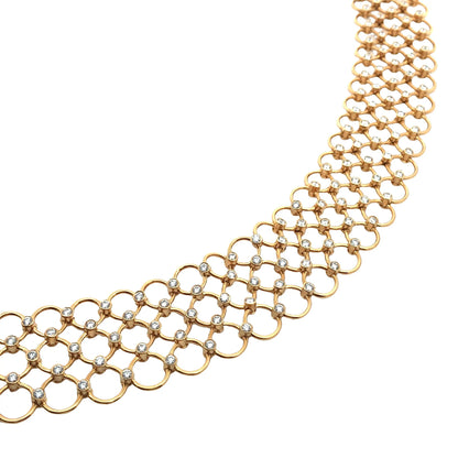 Tiffany, 18K Gold Diamond Necklace Tiffany