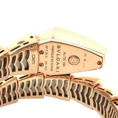 Bvlgari, 18K Gold Mother-of-Pearl Serpenti Wristwatch Bvlgari