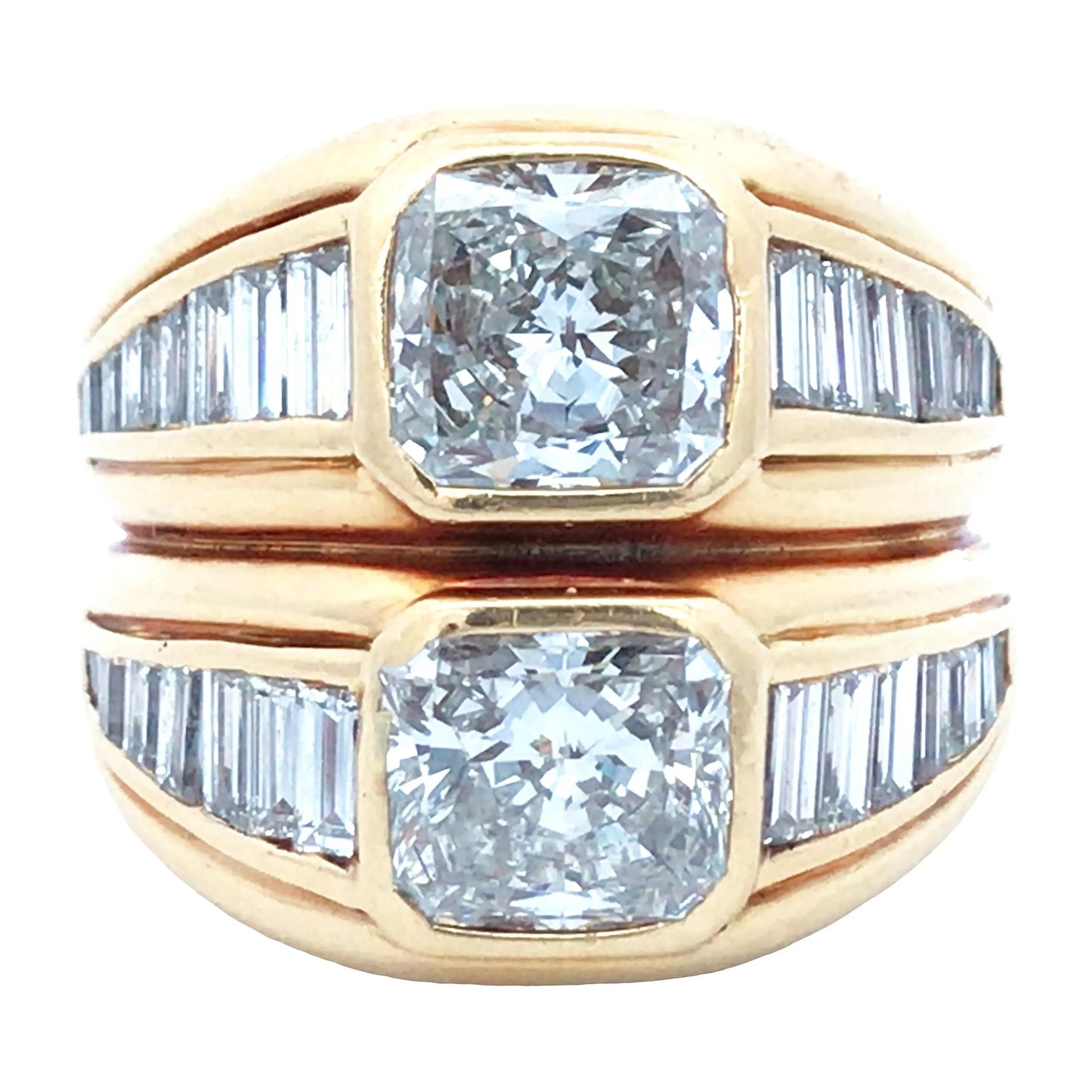 Bvlgari, 18K Gold Diamond Ring Bvlgari