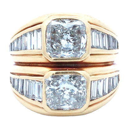 Bvlgari, 18K Gold Diamond Ring Bvlgari