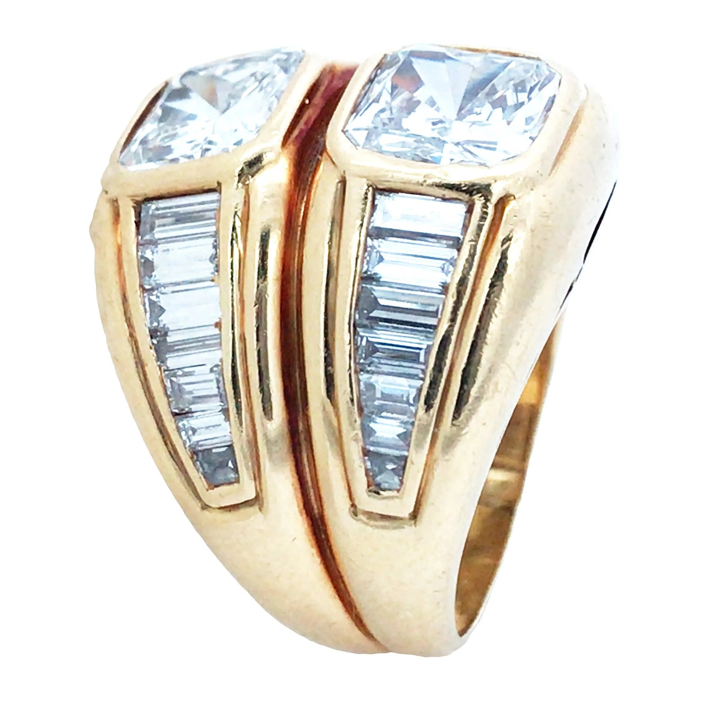 Bvlgari, 18K Gold Diamond Ring Bvlgari