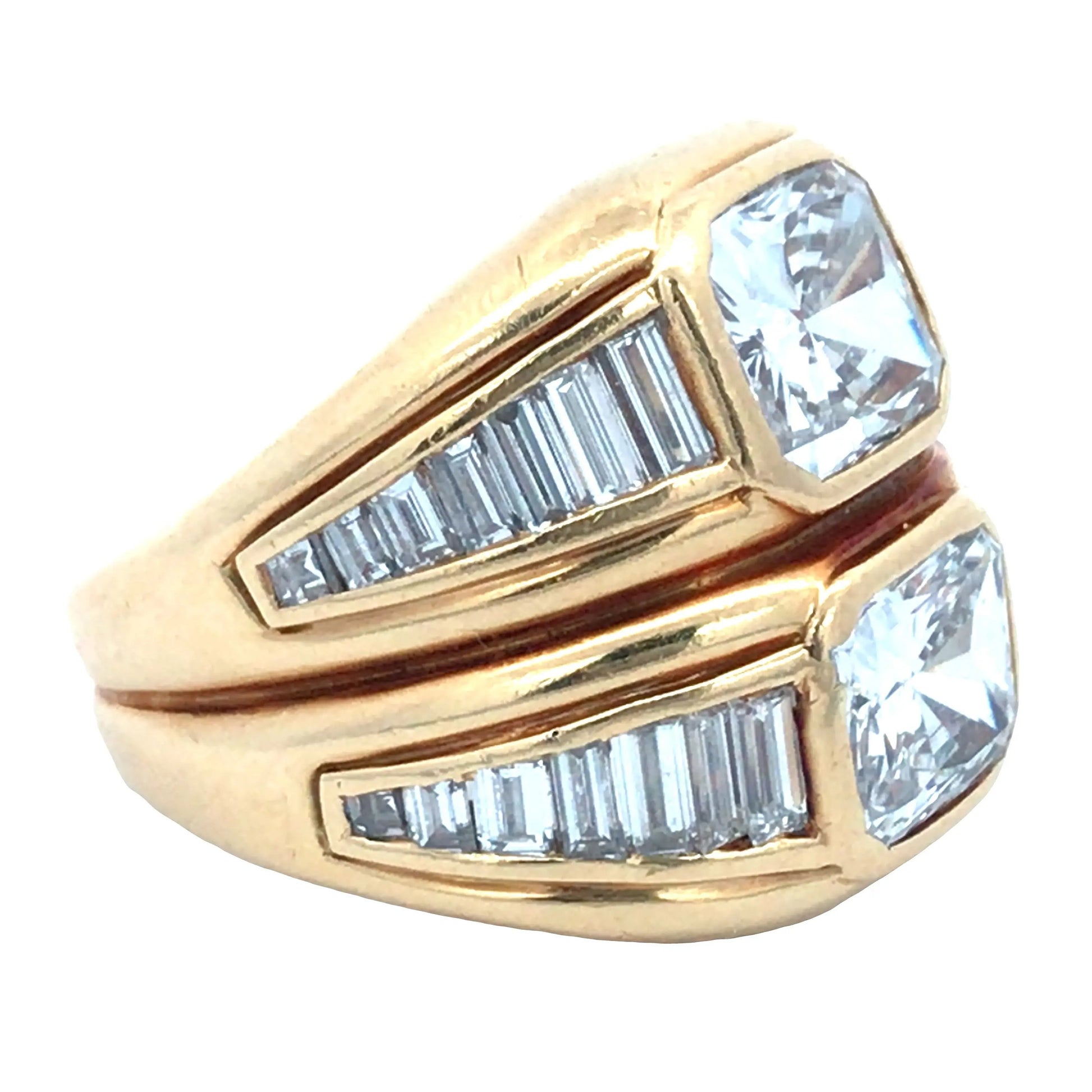 Bvlgari, 18K Gold Diamond Ring Bvlgari