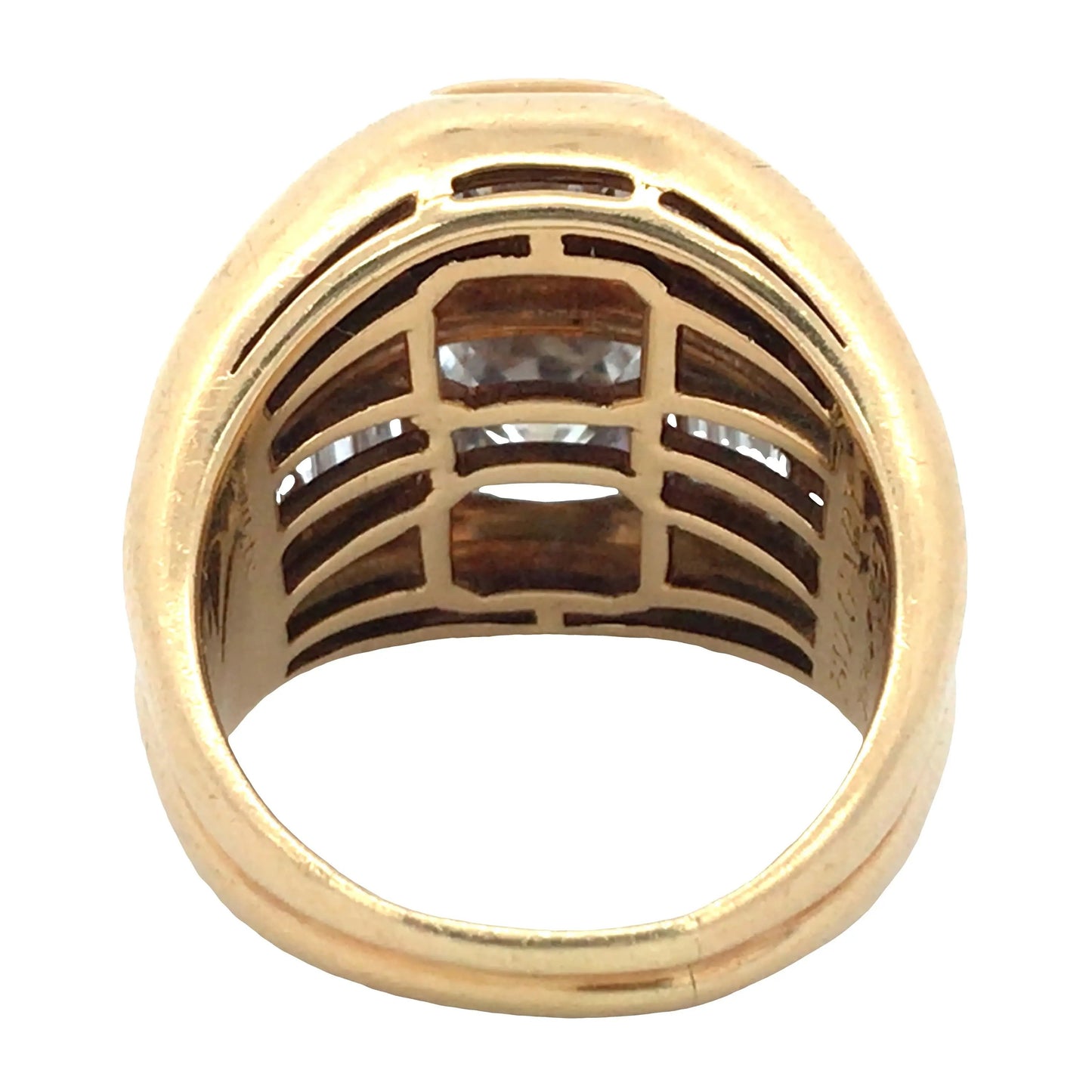 Bvlgari, 18K Gold Diamond Ring Bvlgari