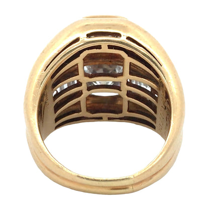 Bvlgari, 18K Gold Diamond Ring Bvlgari