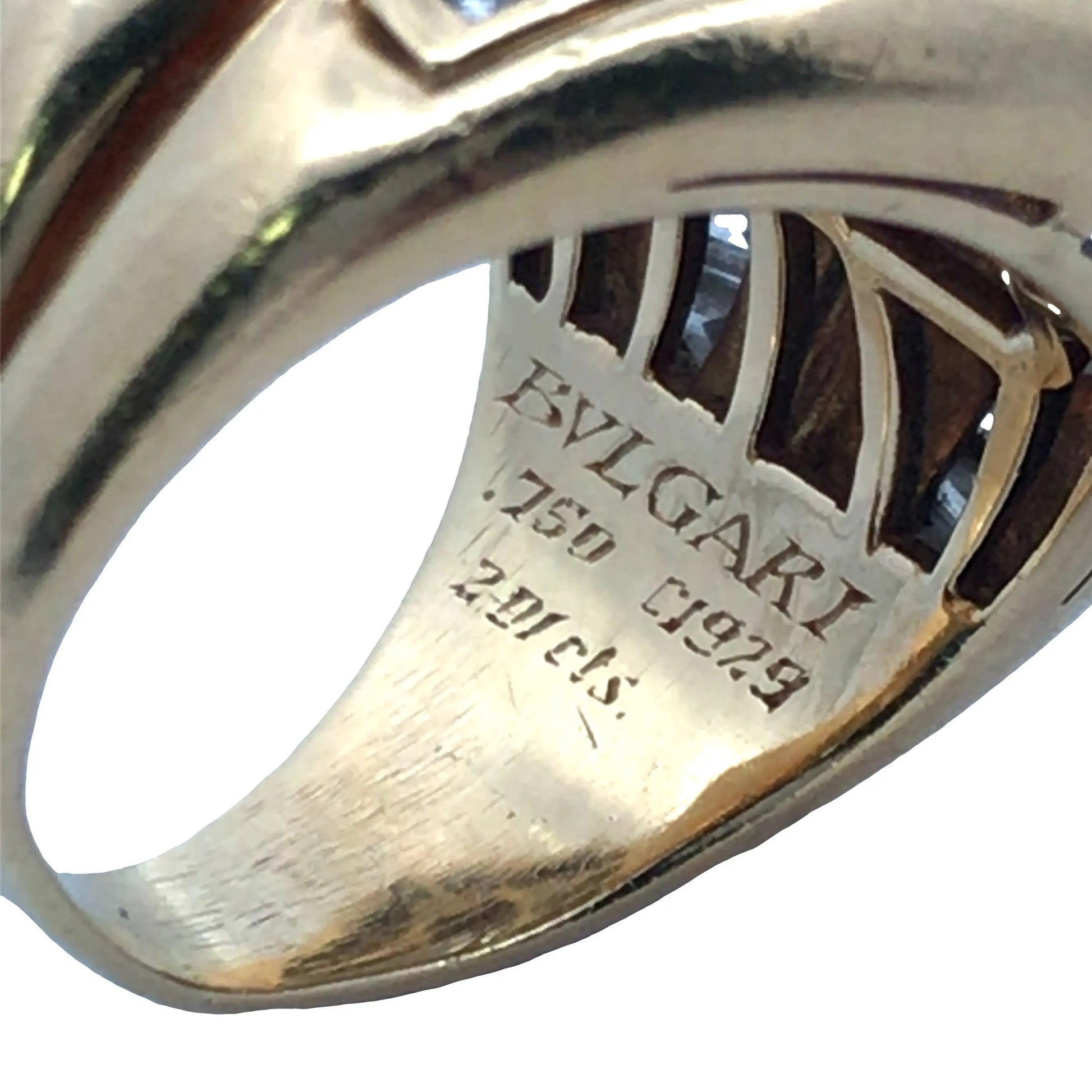 Bvlgari, 18K Gold Diamond Ring Bvlgari