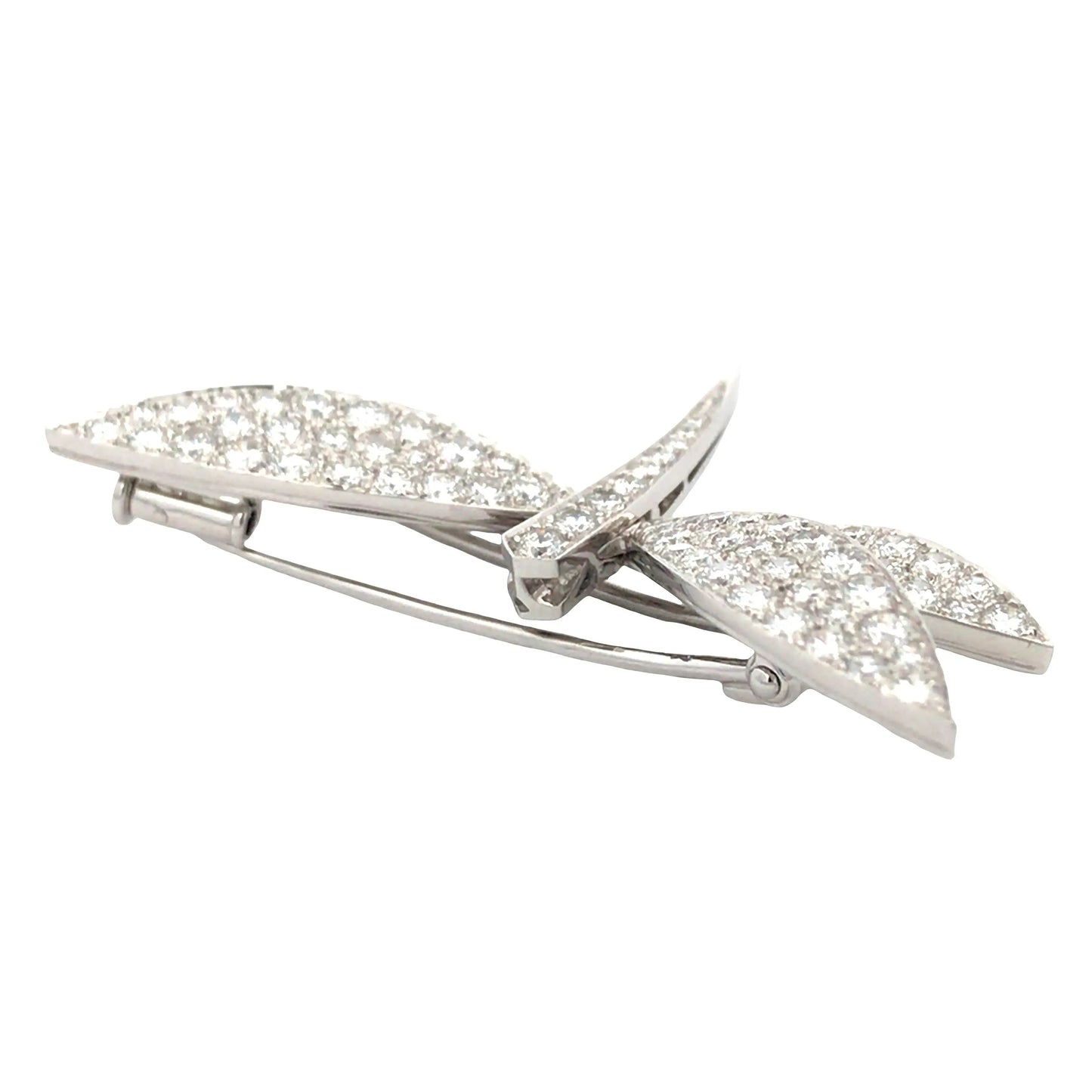 Van Cleef & Arpels, Platinum 18K Gold Diamond Dragonfly Brooch VCA