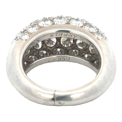 Van Cleef & Arpels, Platinum Diamond Ring VCA