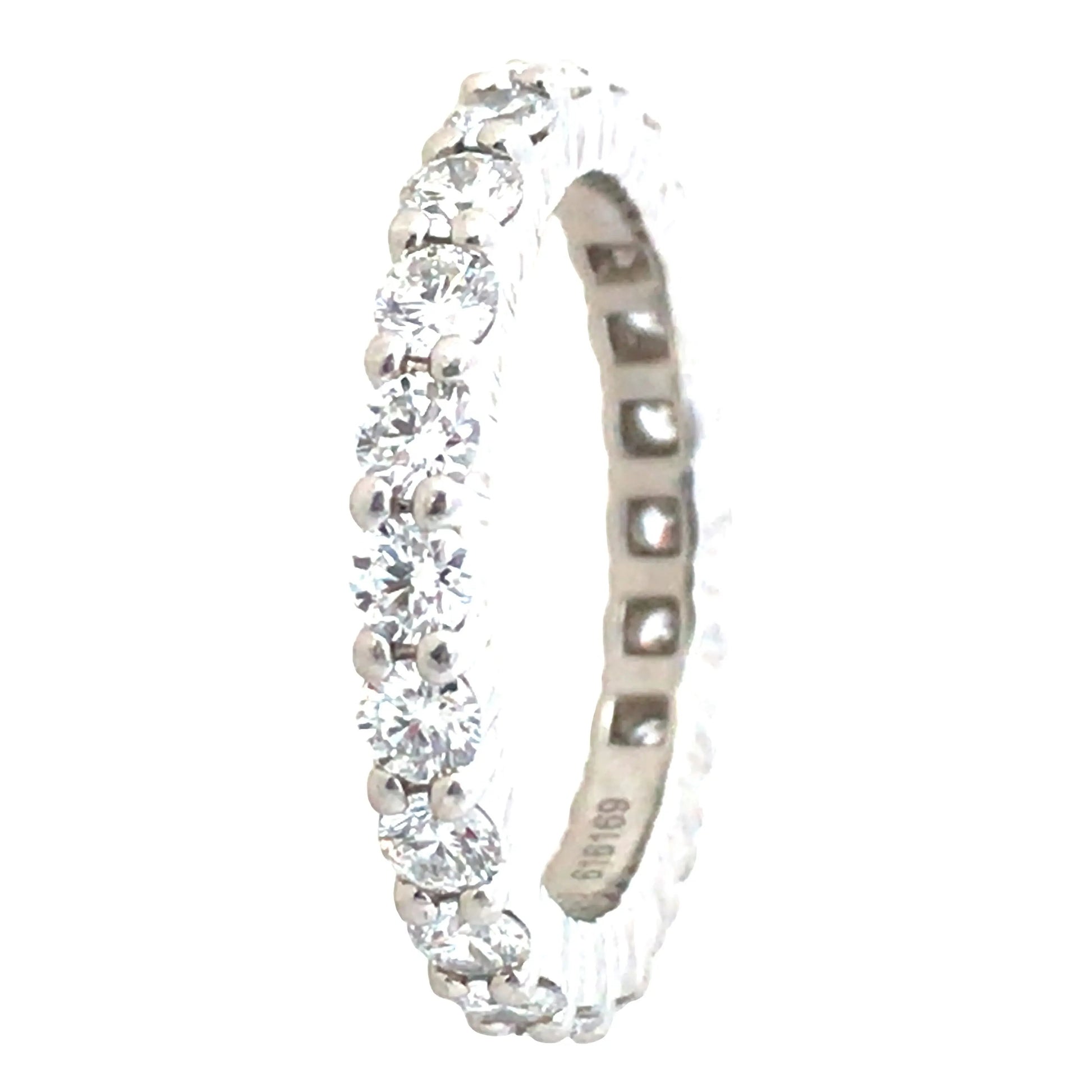 Harry Winston, Platinum Diamond Band Ring Harry Winston