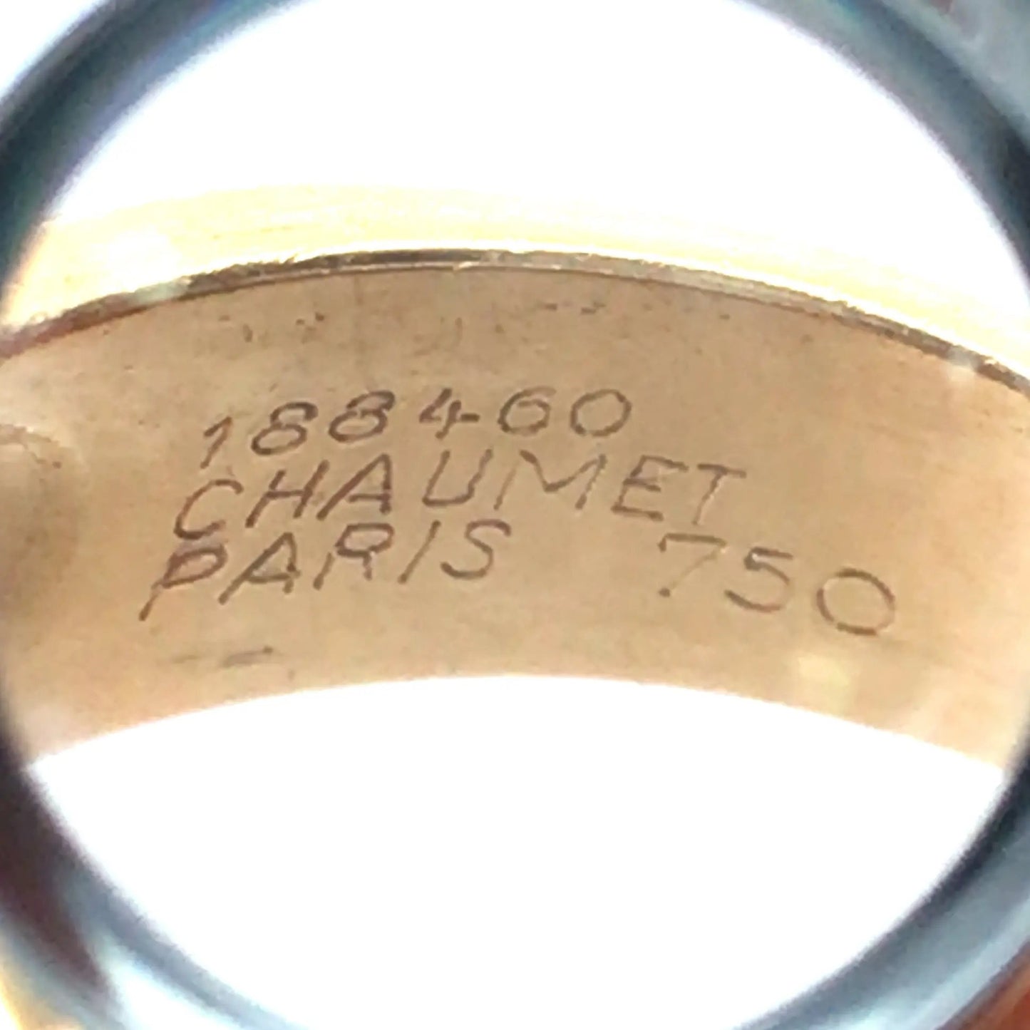 Chaumet, 18K Gold Pink Sapphire Diamond Ring Chaumet