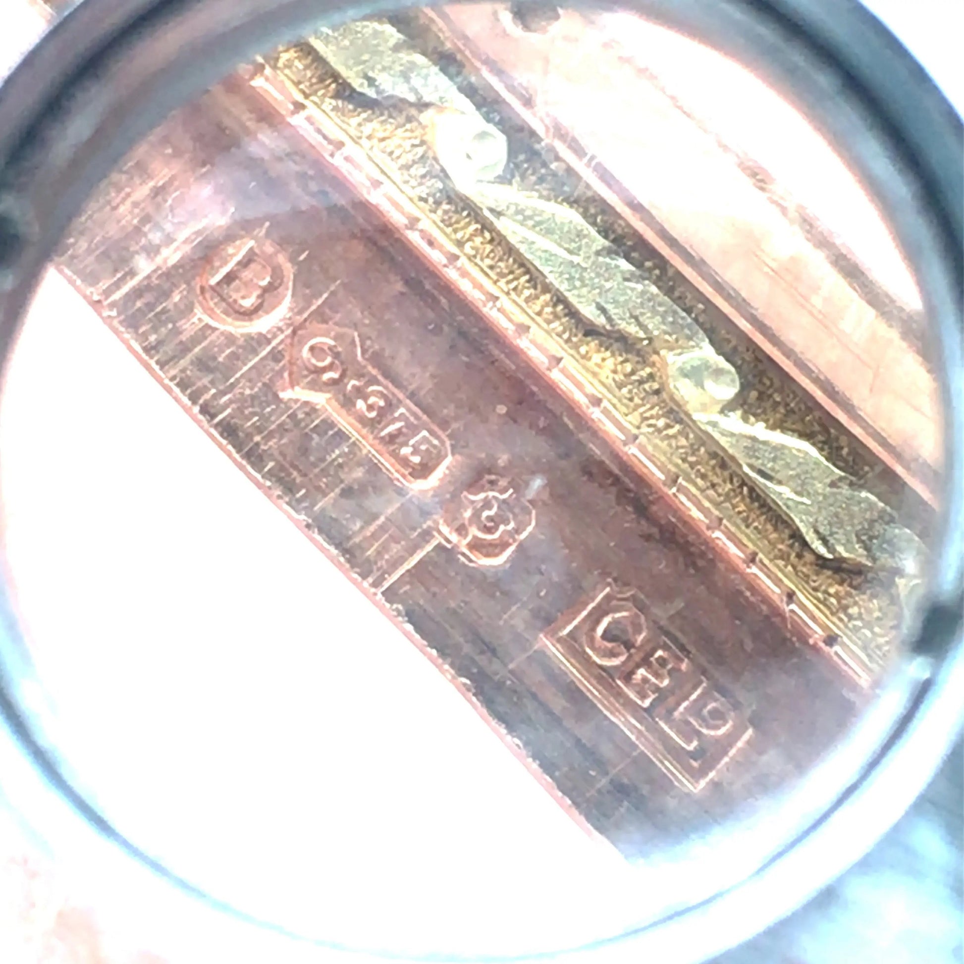 Gold Box with Porcelain Painting Lueur Jewelry