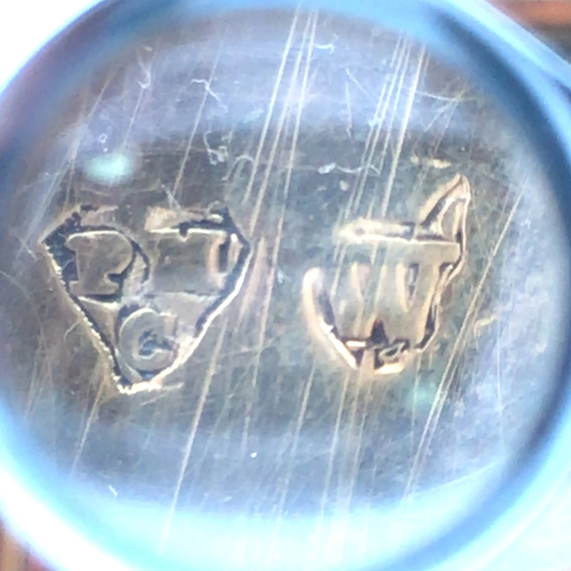 Gold Box with Porcelain Painting Lueur Jewelry