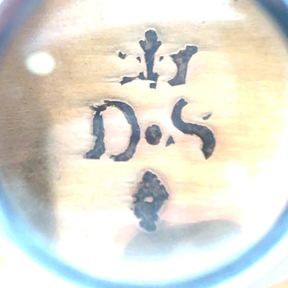 Oval Gold Box with Painting Lueur Jewelry