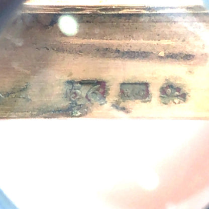 Gold Box with Porcelain Painting Lueur Jewelry