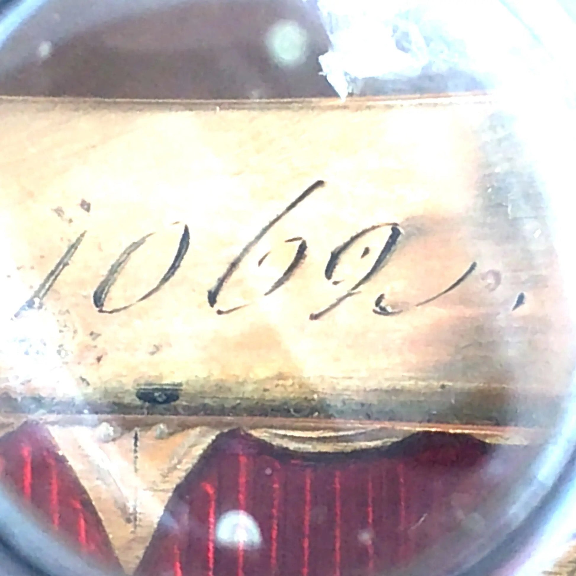 Gold Box with Porcelain Painting Lueur Jewelry