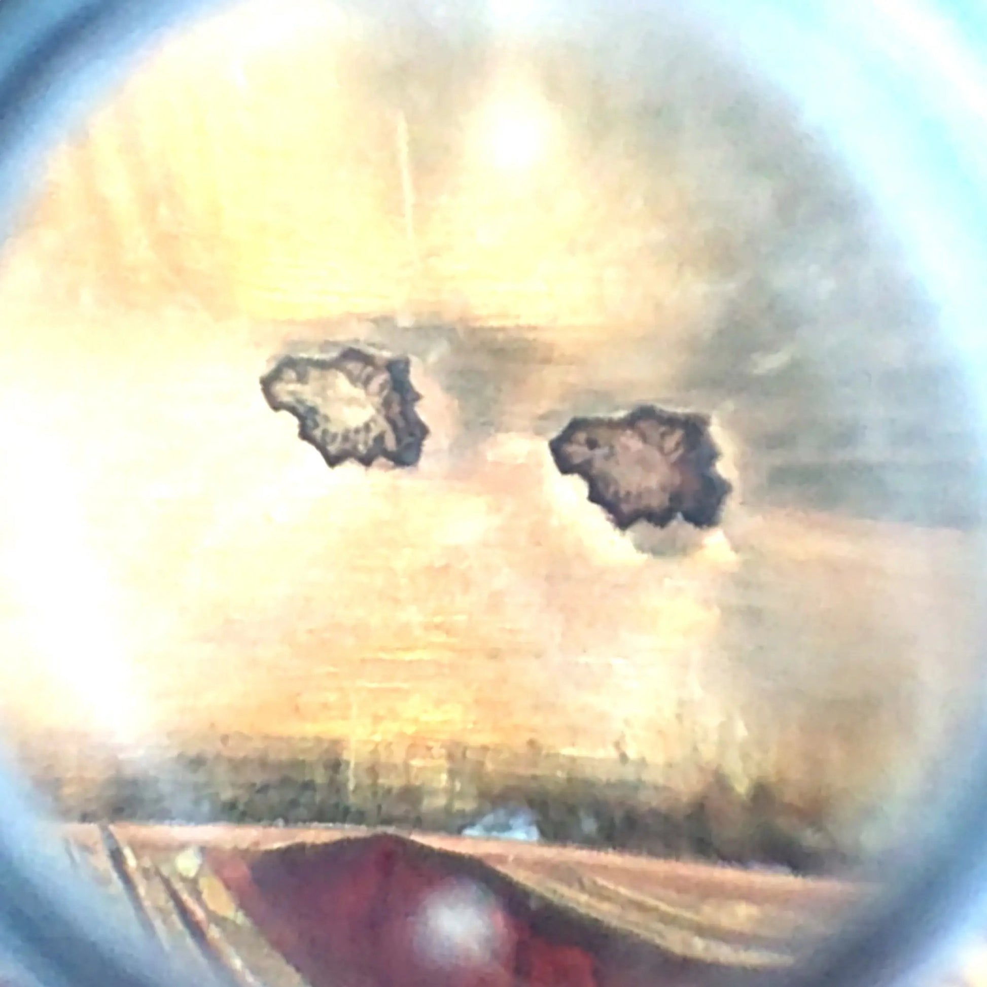 Gold Box with Porcelain Painting Lueur Jewelry