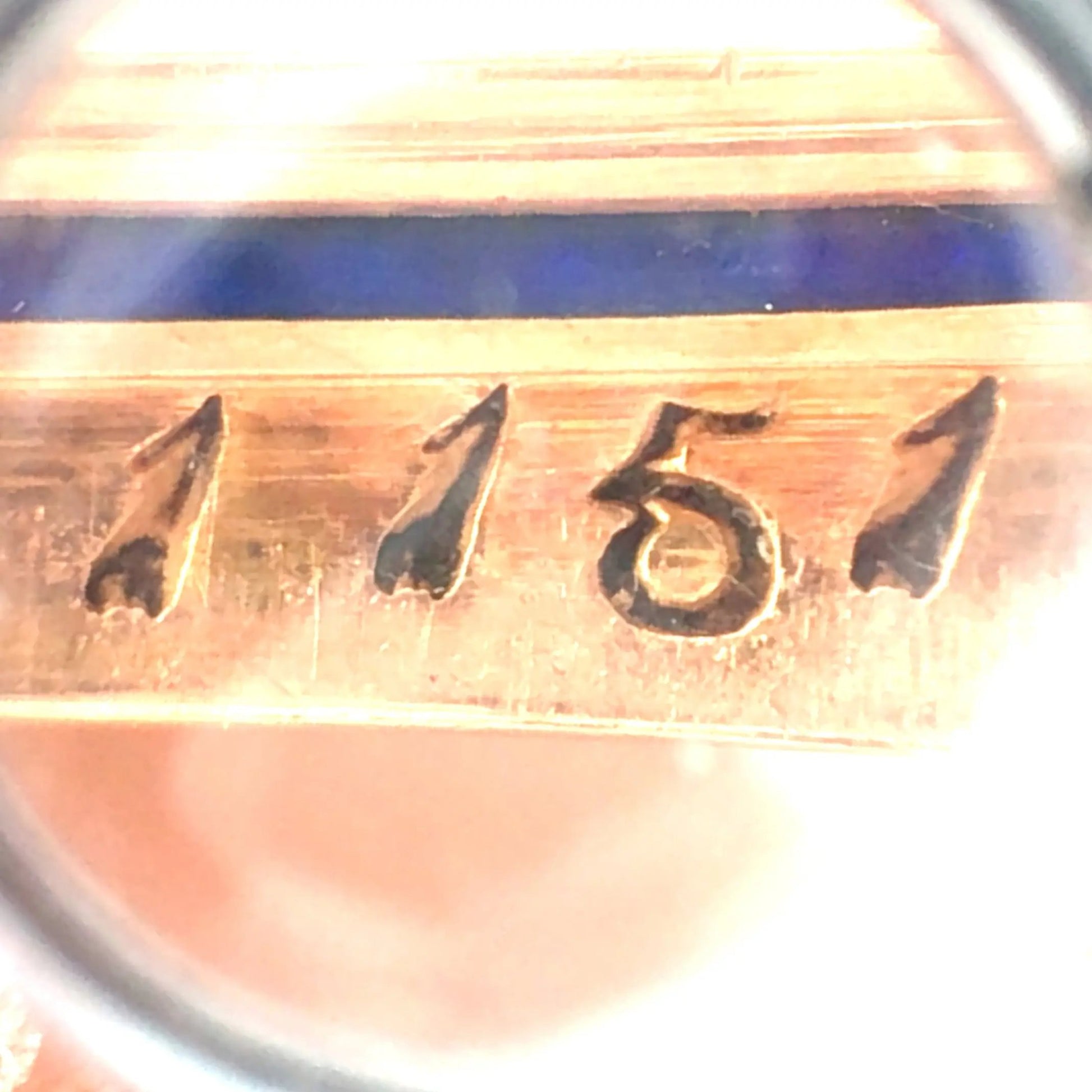 Gold Box with Porcelain Painting Lueur Jewelry