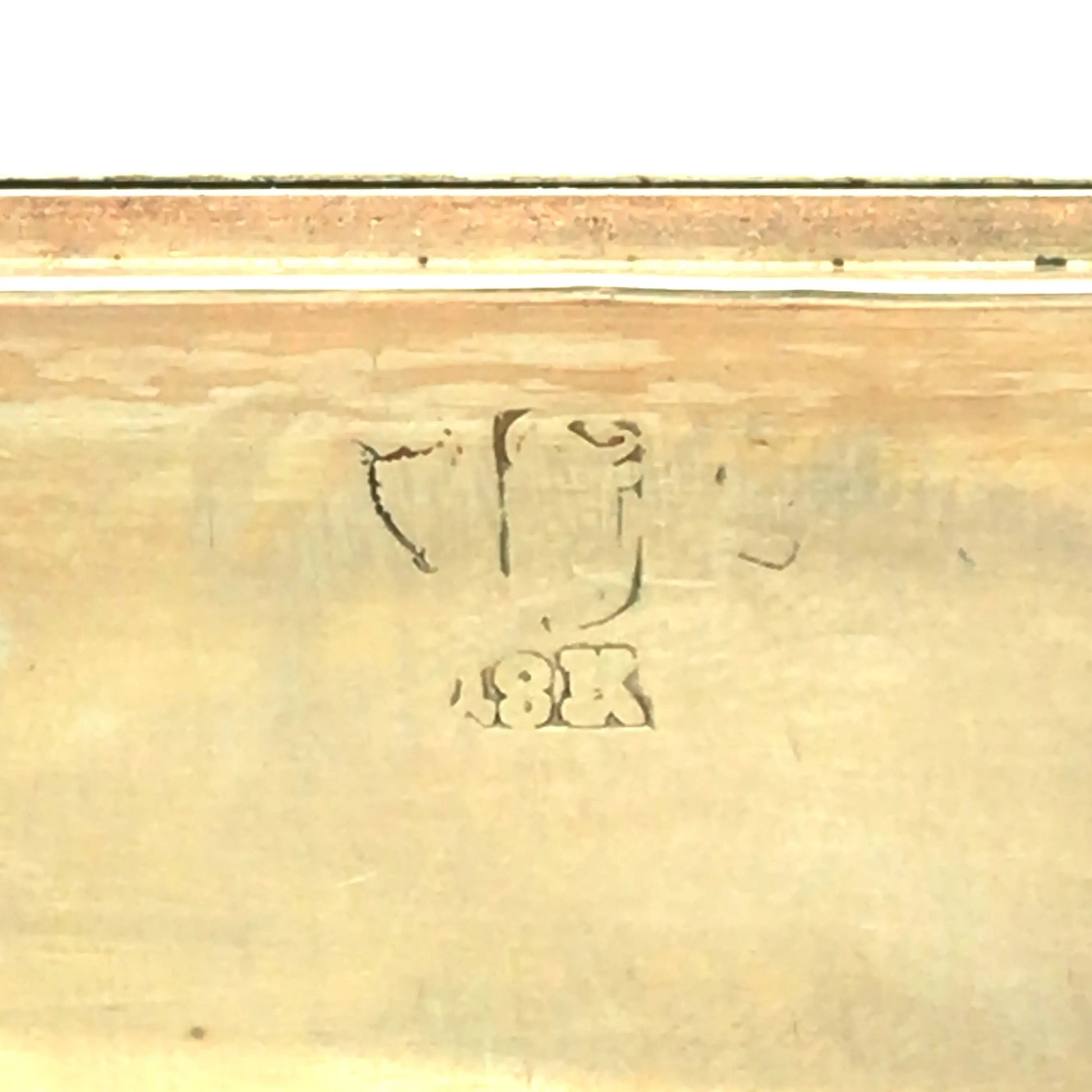 Gold Box with Porcelain Painting Lueur Jewelry