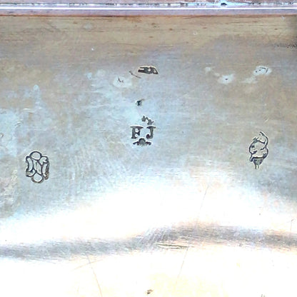 Gold Box with Porcelain Painting Lueur Jewelry