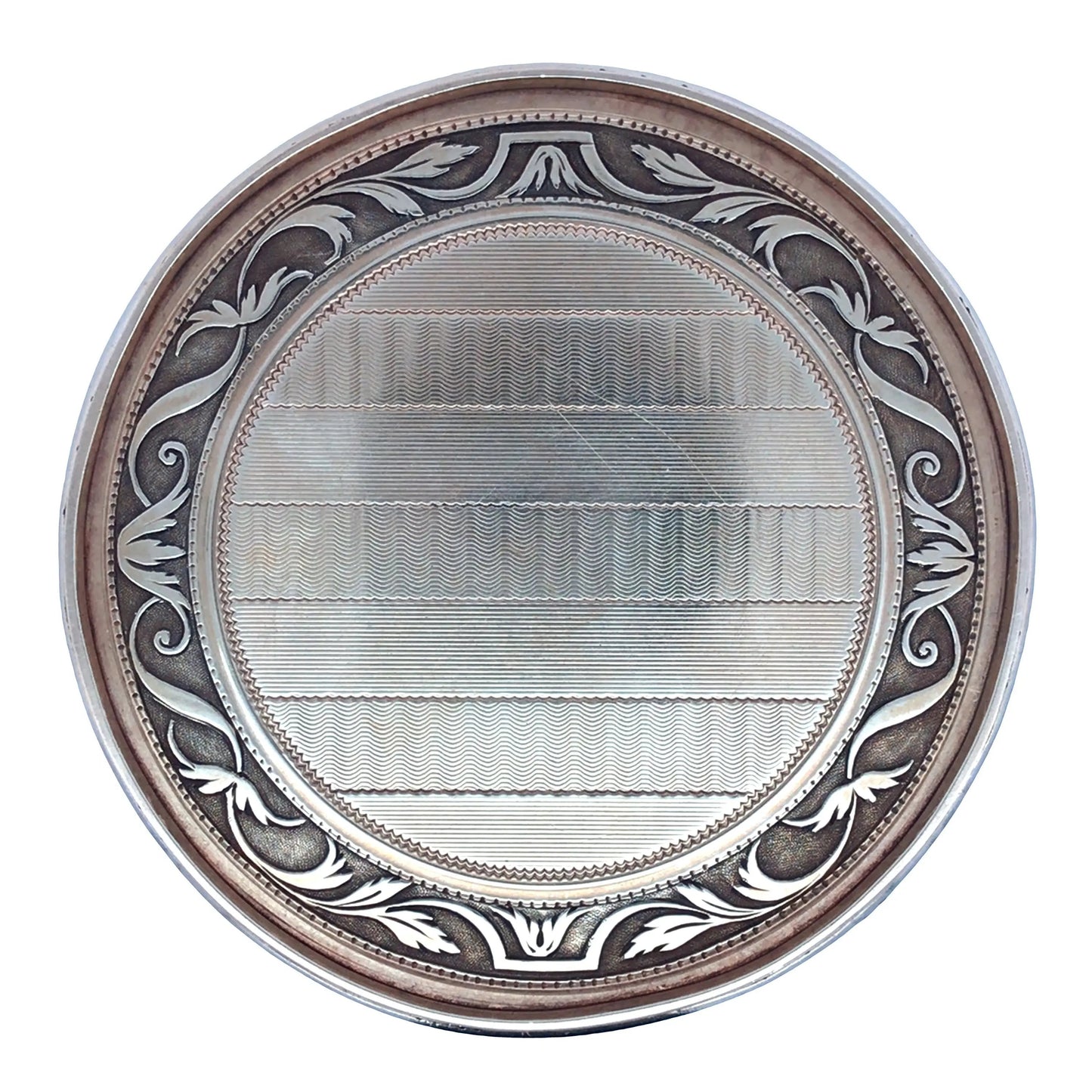 Rould Gold Box with Porcelain Painting Lueur Jewelry