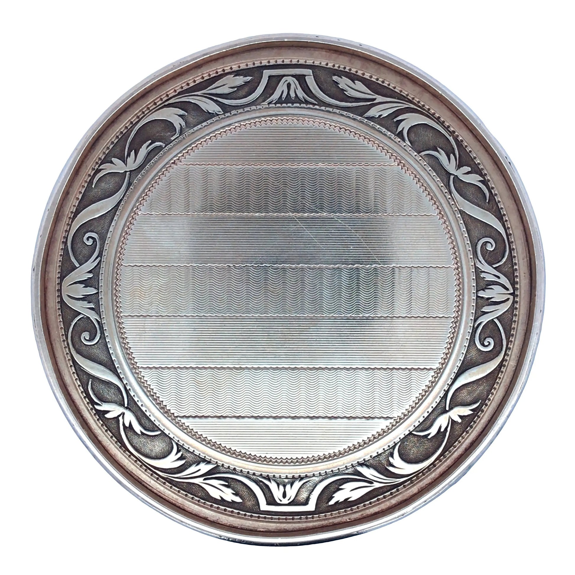 Rould Gold Box with Porcelain Painting Lueur Jewelry