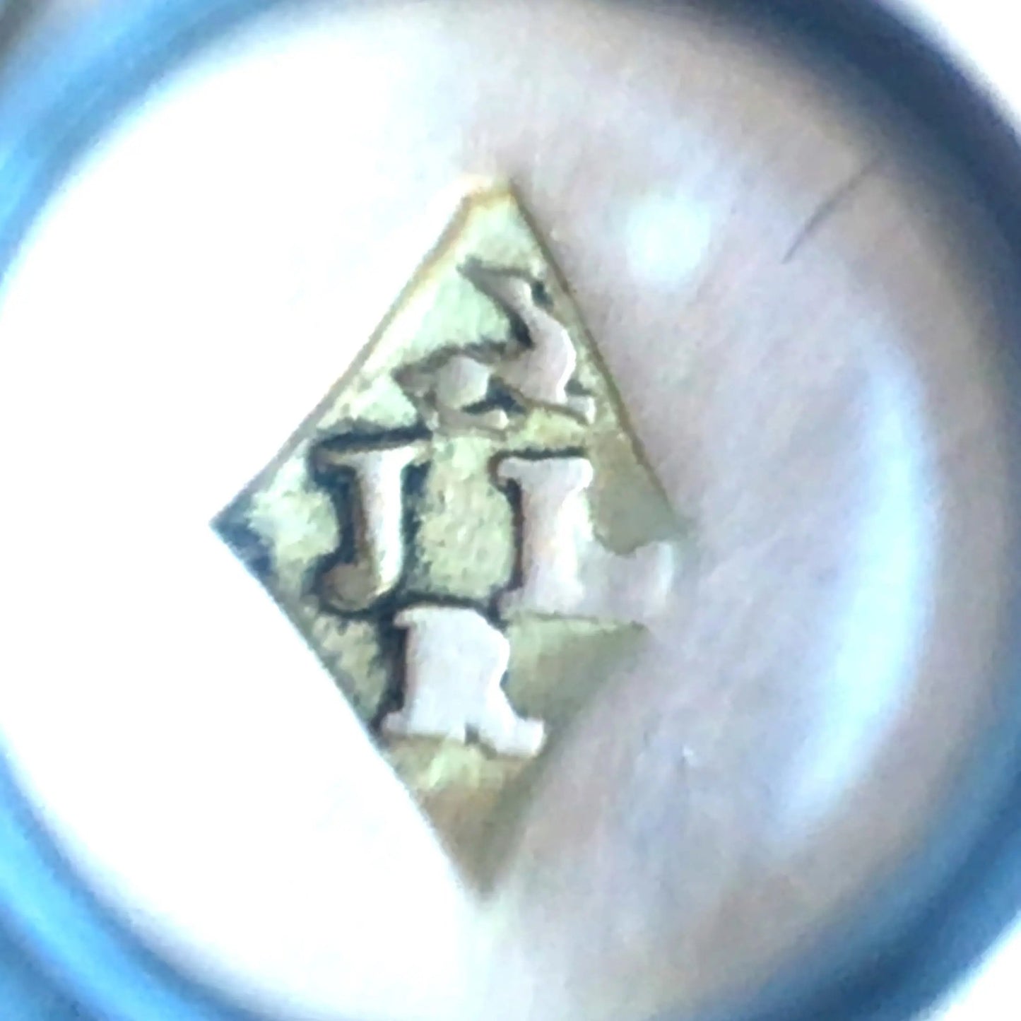 Rould Gold Box with Porcelain Painting Lueur Jewelry