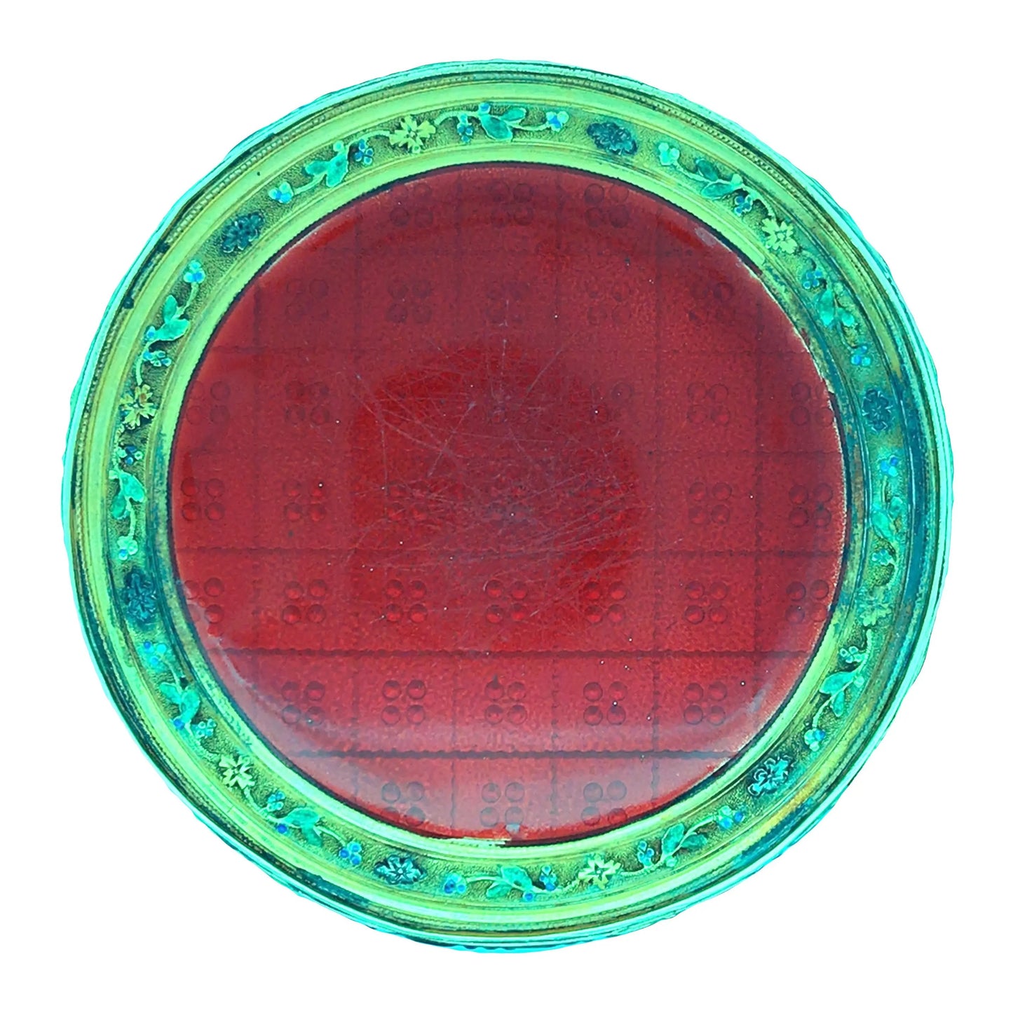 Rould Gold Box with Porcelain Painting Lueur Jewelry