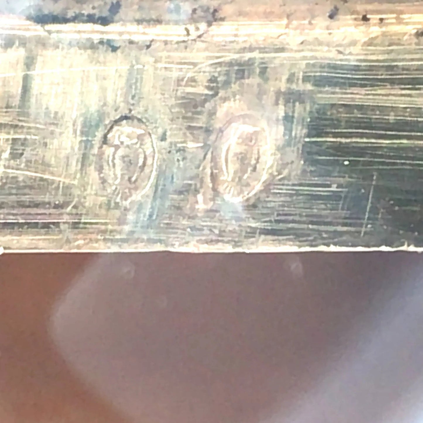 Gold Box with Porcelain Painting Lueur Jewelry