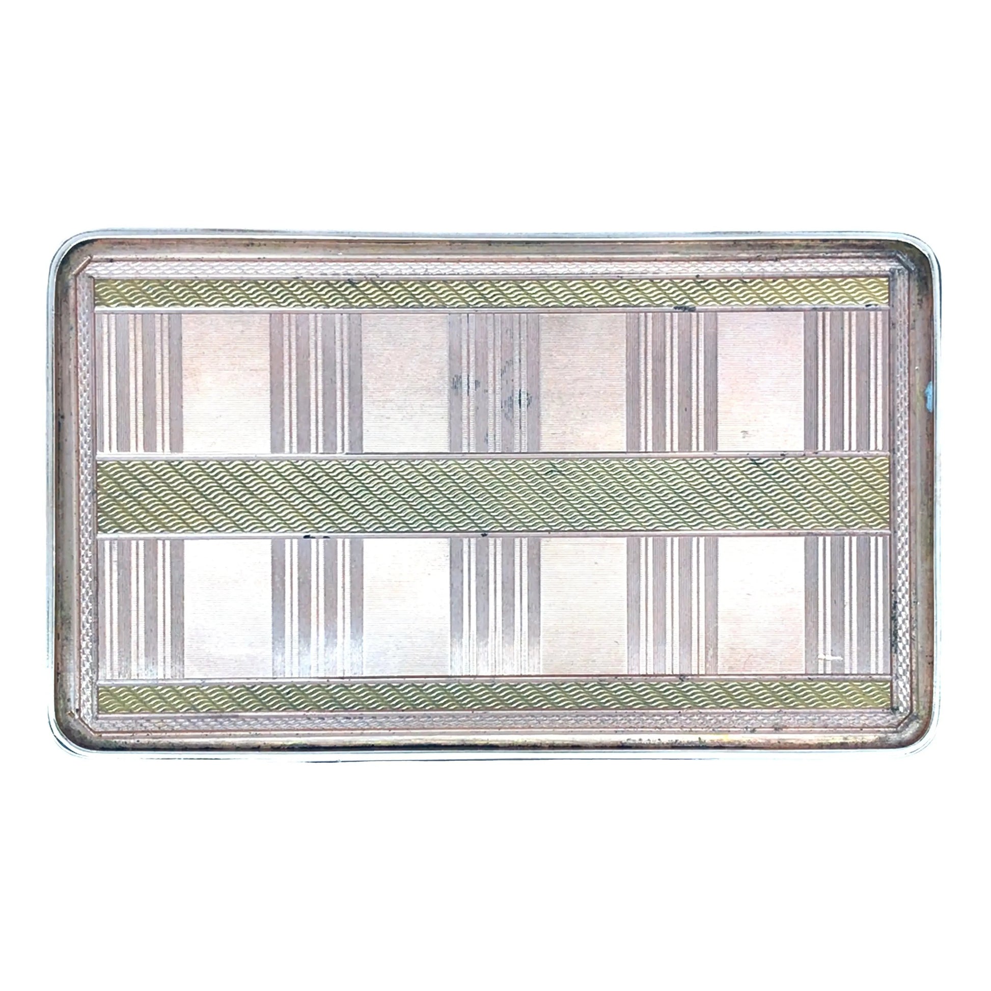 Gold Box with Painting Lueur Jewelry