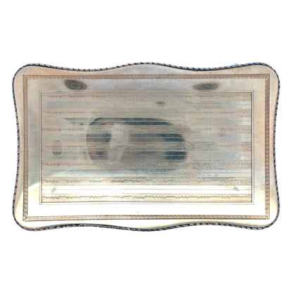 Gold Box with Porcelain Painting Lueur Jewelry