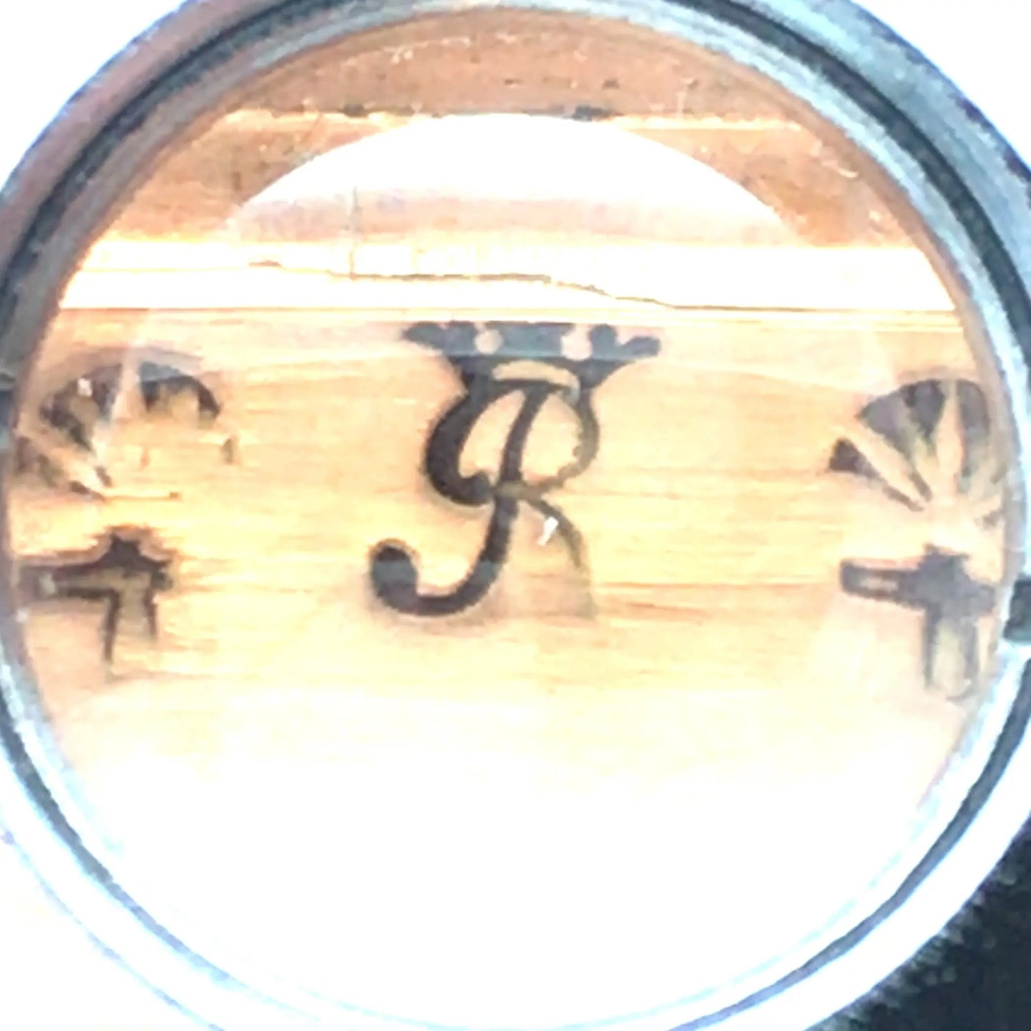 Gold Box with Porcelain Painting Lueur Jewelry