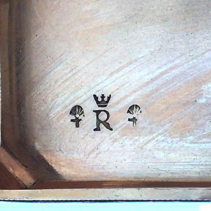 Gold Box with Porcelain Painting Lueur Jewelry