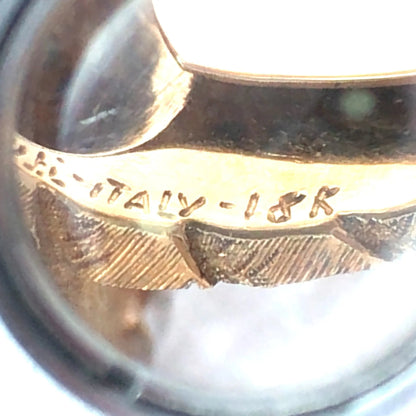 Buccellati, 18K Gold Garnet Sapphire Dome Ring Buccellati