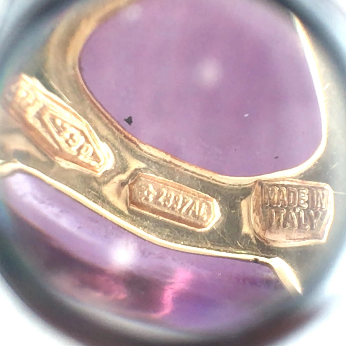 Bvlgari, 18K Gold Amethyst Turquoise Diamond Necklace Bvlgari