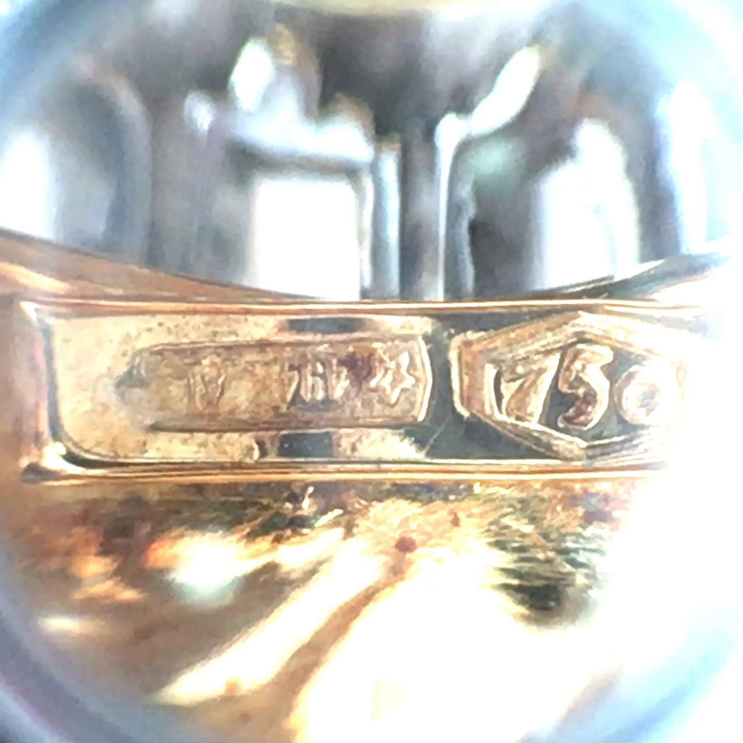 18K Gold Egyptian Horse Diamond Brooch Lueur Jewelry