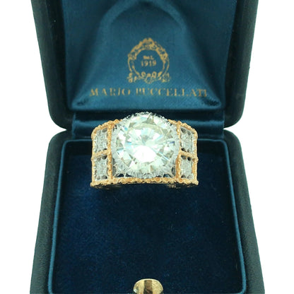 Buccellati, 1K Gold 5.0ct Diamond Ring Buccellati