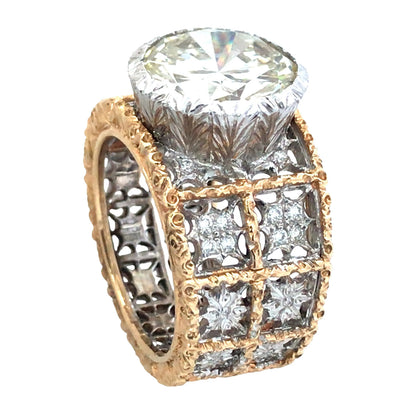 Buccellati, 1K Gold 5.0ct Diamond Ring Buccellati