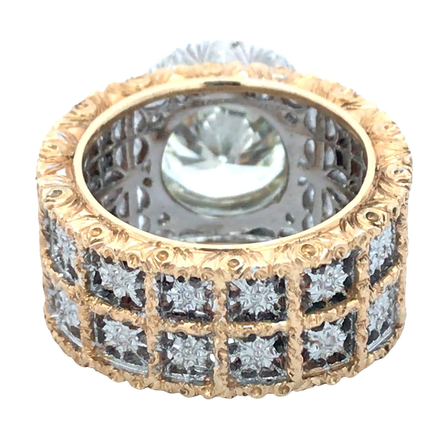 Buccellati, 1K Gold 5.0ct Diamond Ring Buccellati
