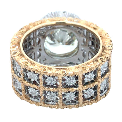 Buccellati, 1K Gold 5.0ct Diamond Ring Buccellati