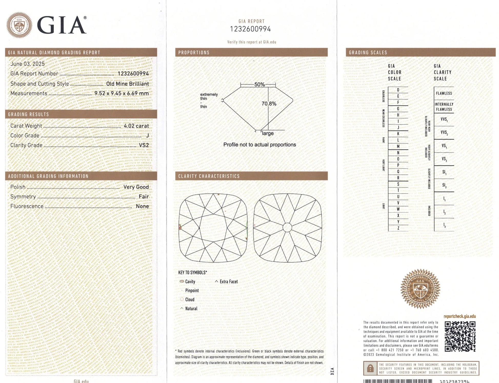 Silver-topped-Gold Natural Pearl Diamond Brooch, SSEF, GIA Lueur Jewelry