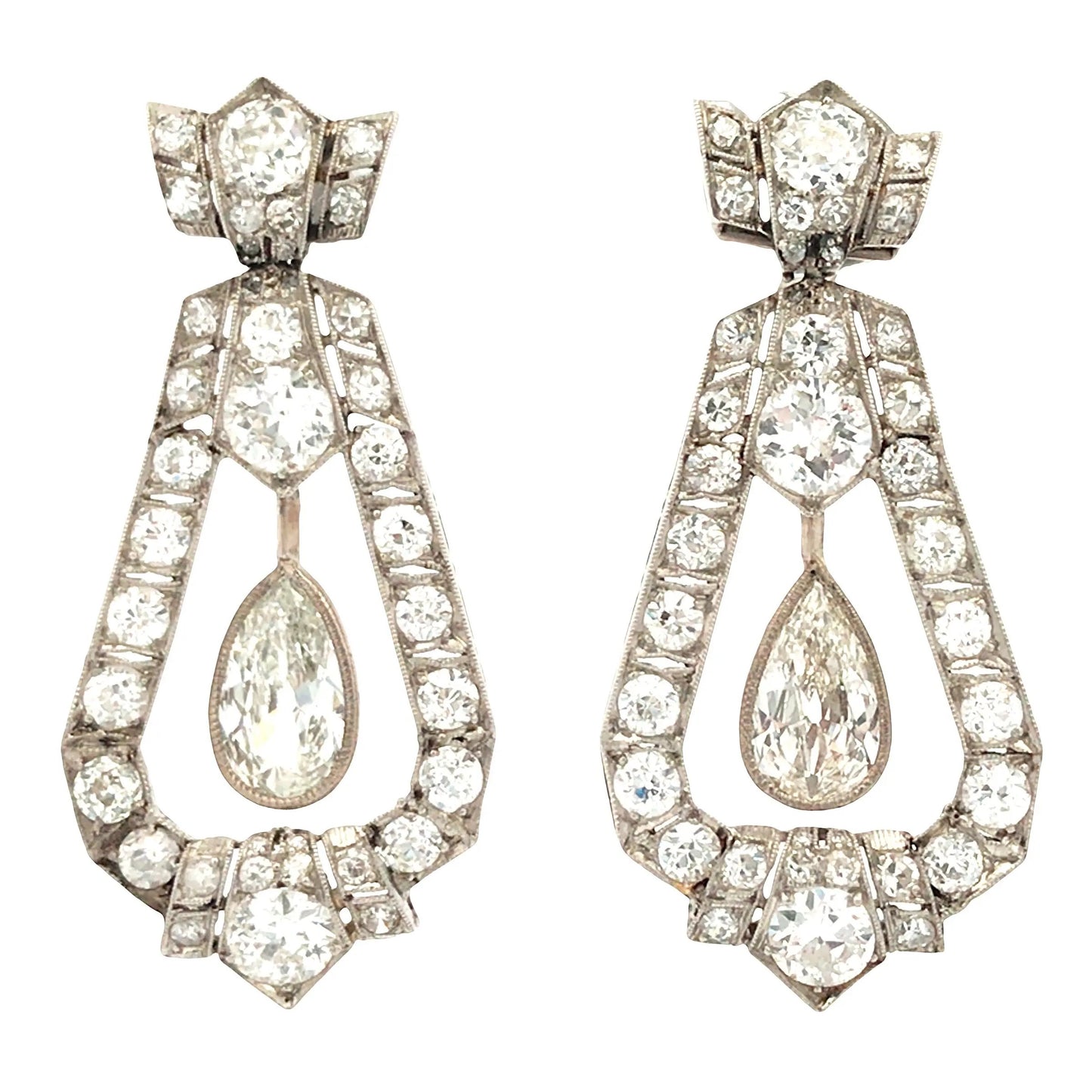 Diamond Earrings Lueur Jewelry