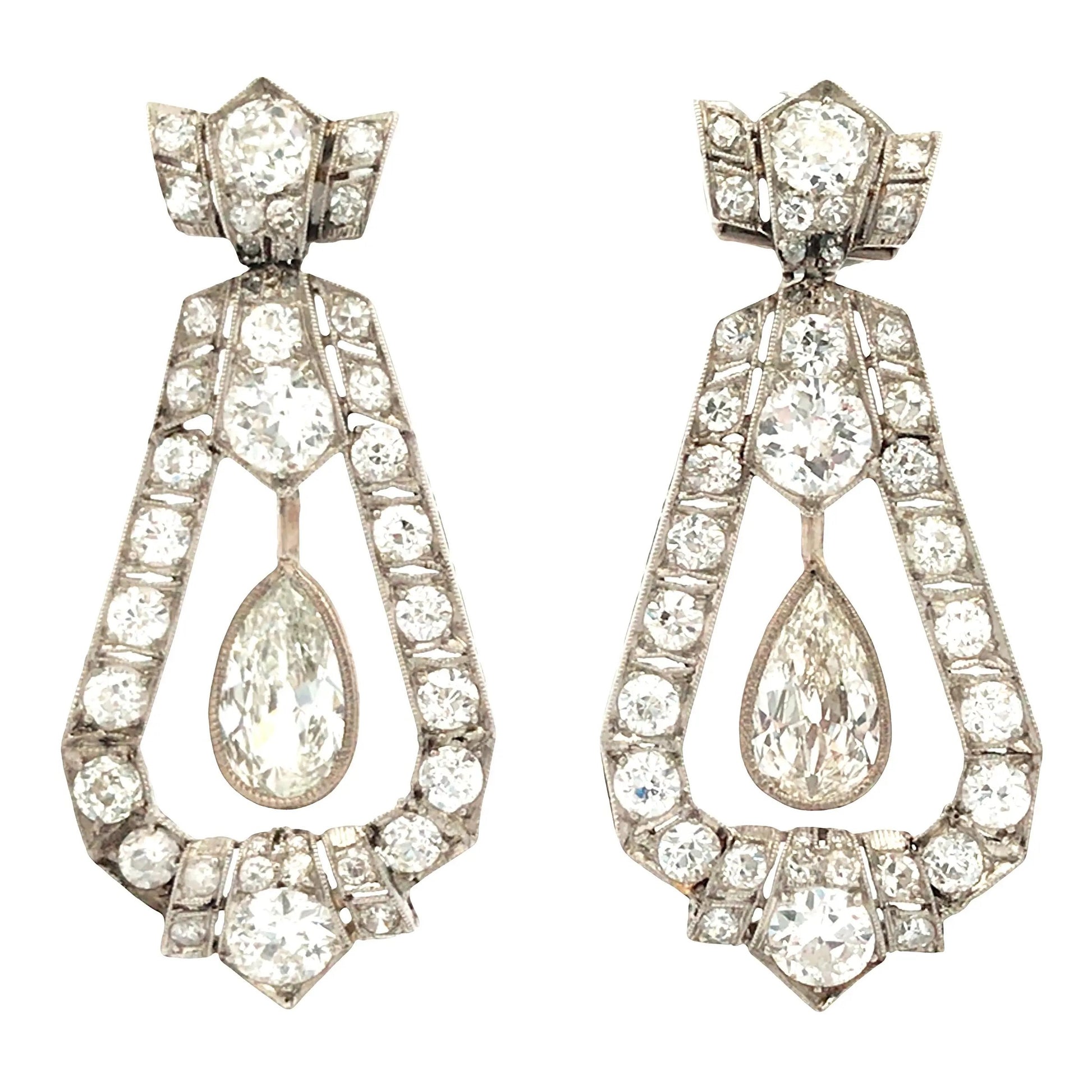 Diamond Earrings Lueur Jewelry