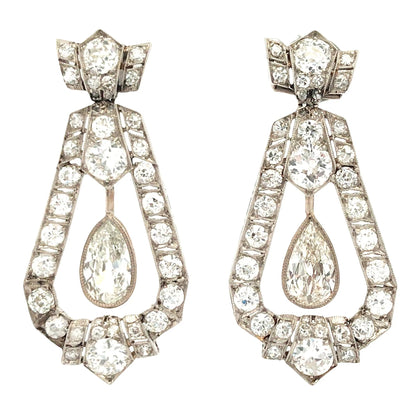 Diamond Earrings Lueur Jewelry